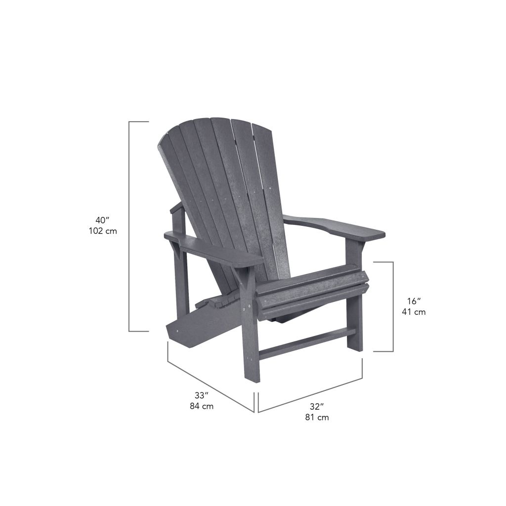 Classic Adirondack Chair - C.R. Plastics