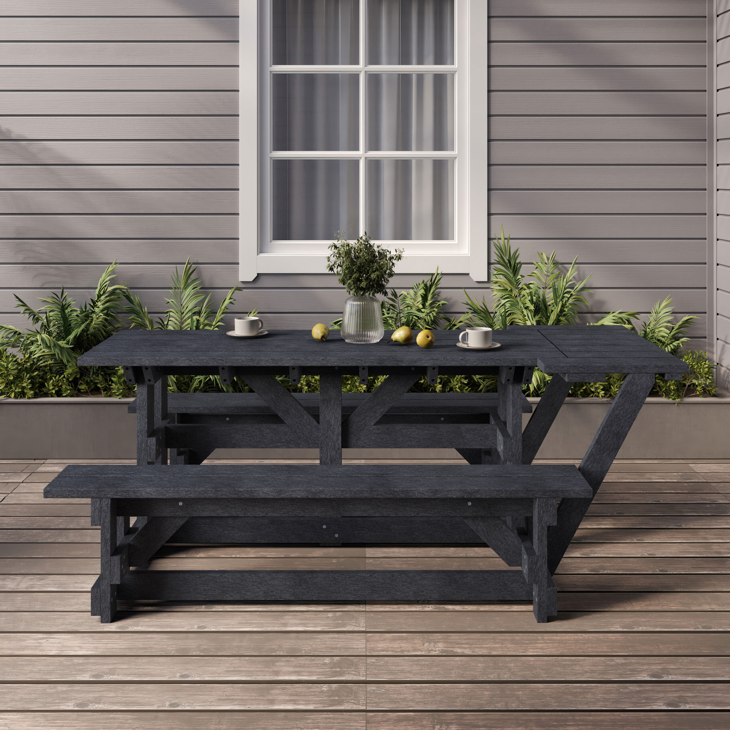 72" Rectangular Picnic Table